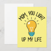 Mam, jij verlicht mijn leven // Leuk Moederdag (Voorkant / Achterkant)