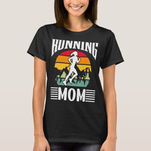 Mam Jogging Moeder Runner Mama Mothe T-shirt (Voorkant)