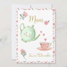 Mam, jouw theeprachtige kaart