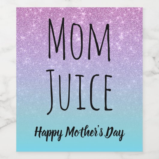 Mam Juice Wijn Etiket (Enkel label)