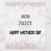 Mam Juice Wine Label Wijn Etiket (Enkel label)