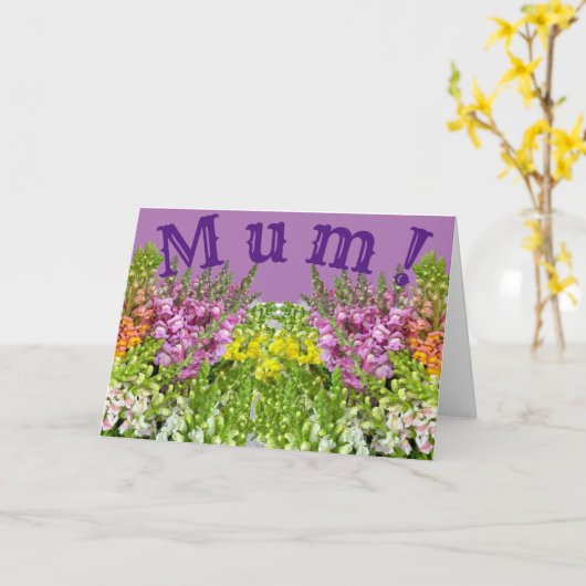 MAM! Kaart (Gele Bloem)