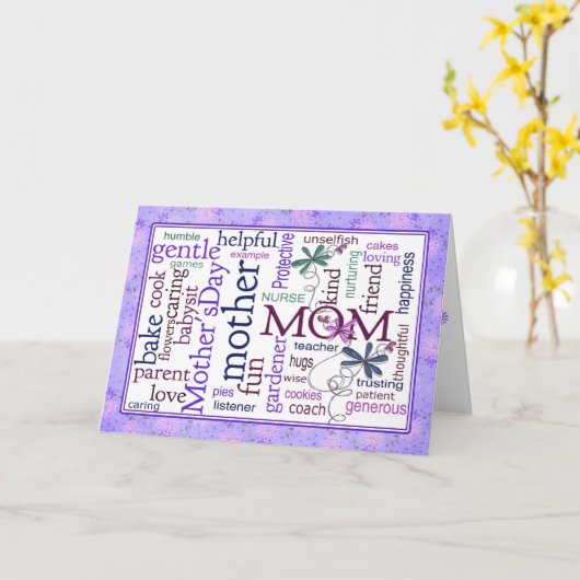 Mam Kaart (Gele Bloem)