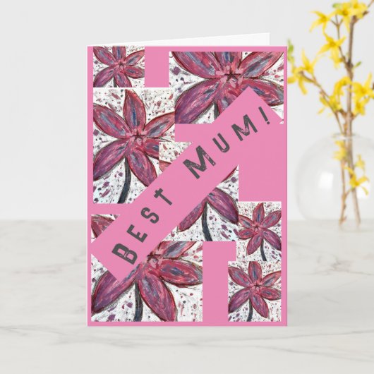 Mam! Kaart (Gele Bloem)