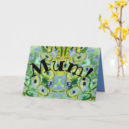 Mam! Kaart (Gele Bloem)