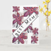 Mam! Kaart (Gele Bloem)