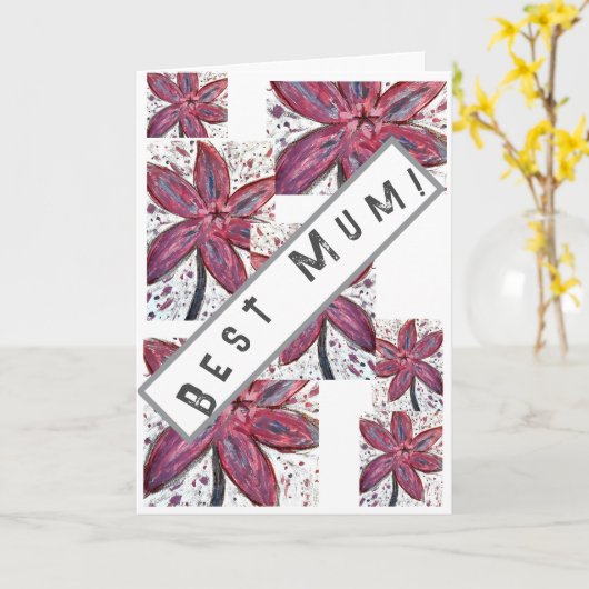 Mam! Kaart (Gele Bloem)