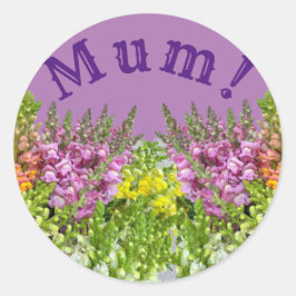 MAM! Kaart Ronde Sticker