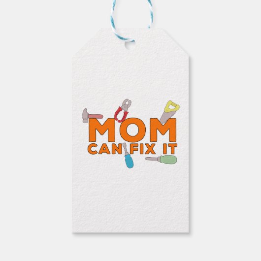 Mam kan het oplossen cadeaulabel (Achterkant)