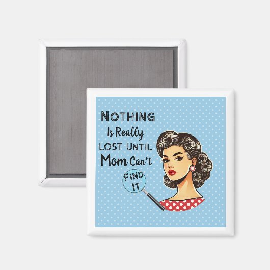 Mam kan het vinden magneet (Voorkant / Achterkant)