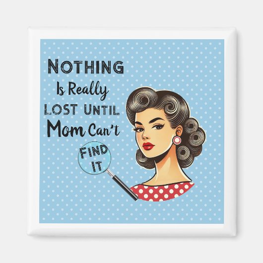 Mam kan het vinden magneet (Voorkant)