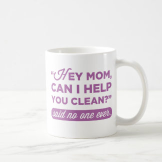 Mam, kan ik je helpen schoonmaken? Niemand ooit ge Koffiemok