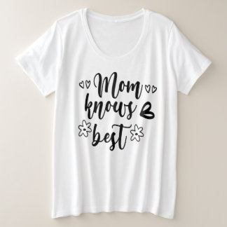 Mam kent best grote maat t-shirt