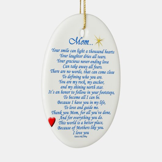 Mam... Keramisch Ornament (Rechts)