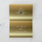 Mam kerstkaart feestdagen kaart (Binnen)