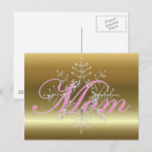 Mam Kerstmis Briefkaart (Voorkant / Achterkant)