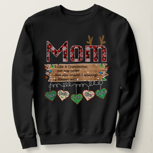 Mam Kerstmis Trui (Design voorkant)