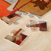 Mam Kisses Santa Claus Legpuzzel (Zijkant)