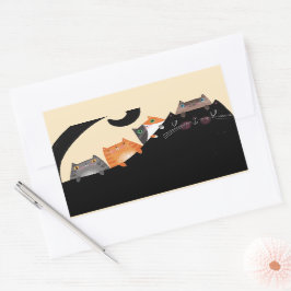 Mam & Kittens Rechthoekige Sticker