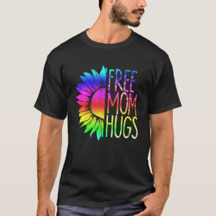 Mam Knuffels LGBT Regenboog Zonnebloem T-shirt