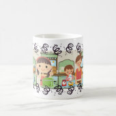 Mam koken Dochtervoedsel bakken Koffiemok (Center)