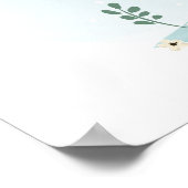 Mam konijntje met een baby poster (Hoek)