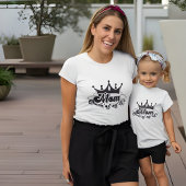 MAM Koningin van mijn leven witte vrouwen T-shirt