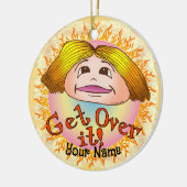 Mam krijgt het over keramisch ornament (Links)