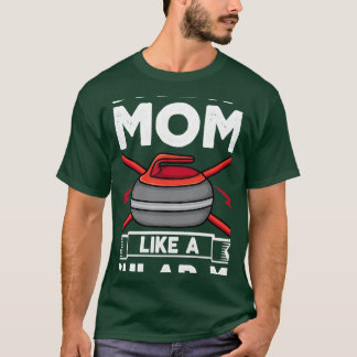 Mam krullen als een gewone moeder, maar koelere re t-shirt