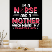 Mam Kunst een verpleegster en moeder Poster (Keuken)