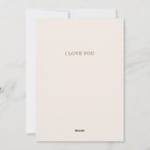 Mam. Kute  bloemetterende moederdag Feestdagenkaart (Achterkant)