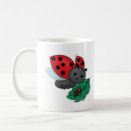 Mam Ladybug met Larvae Koffiemok
