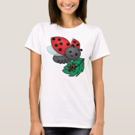 Mam Ladybug met Larvae T-shirt