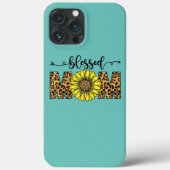 Mam Leopard Sunflower Happy Mothers Day Case-Mate iPhone Case (Achterkant)
