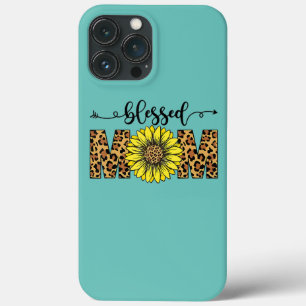 Mam Leopard Sunflower Happy Mothers Day Case-Mate iPhone Case