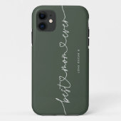 Mam leuke moderne scriptfoto cadeau Hoesje-Mate iP Case-Mate iPhone Case (Achterkant)