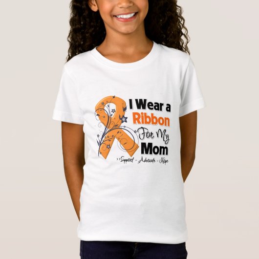 Mam - Leukemia Ribbon T-shirt (Voorkant)