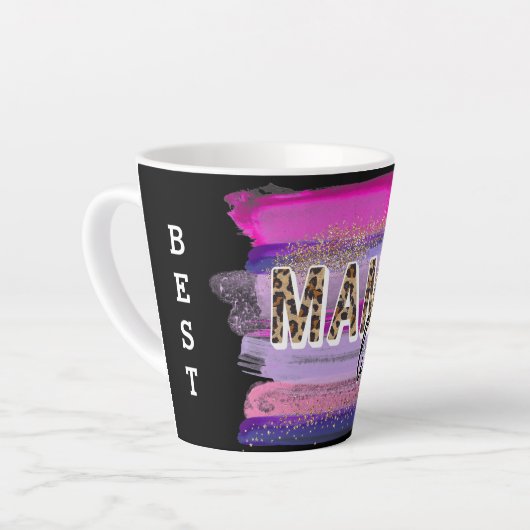 Mam Leven Beste ooit aanpassen Latte Mok (Linkerhoek)