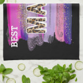 Mam Leven Beste ooit aanpassen Theedoek (Gevouwen)