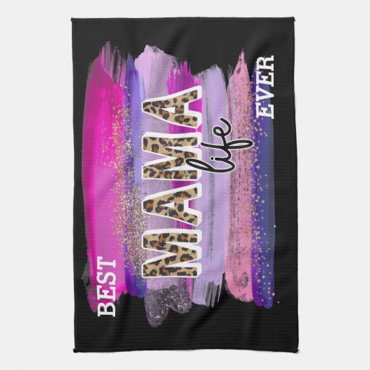 Mam Leven Beste ooit aanpassen Theedoek (Verticaal)