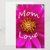 Mam = Liefde Briefpapier (Voorkant / Achterkant)