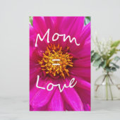 Mam = Liefde Briefpapier (Staand voorkant)