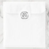 Mam Liefde van mijn leven Ronde Sticker (Tas)
