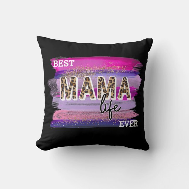 Mam Life Best Ever Customize Cotton Kussen (Voorkant)