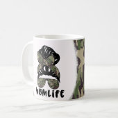 Mam Life Camouflage Camo Design Coffee Mok Cup (Voorkant links)