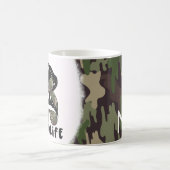 Mam Life Camouflage Camo Design Coffee Mok Cup (Center)