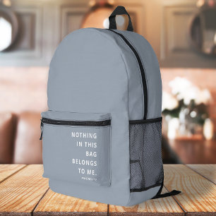 Mam Life   Fun Slogan Modern Minimalist Motherhood Bedrukte Rugzak