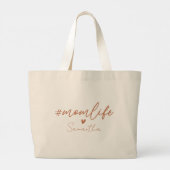 Mam Life Grote Tote Bag (Achterkant)