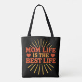 Mam Life is het beste leven Tote Bag (Achterkant)