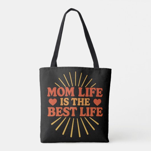 Mam Life is het beste leven Tote Bag (Achterkant)